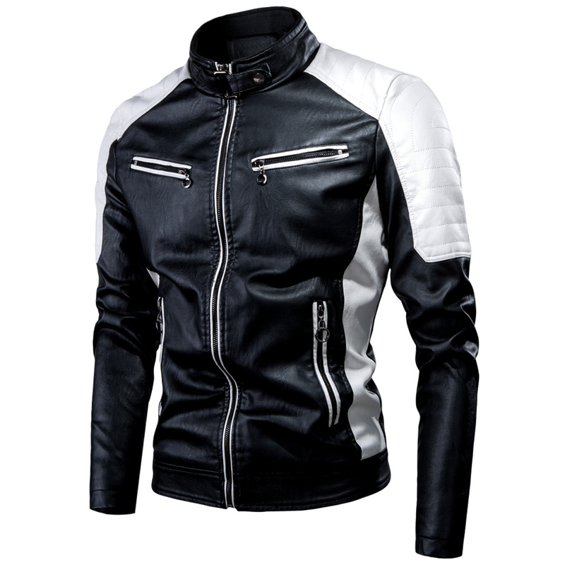 Men Motorcycle Leather Jacket  - Riding Jacket Leather recension och pris