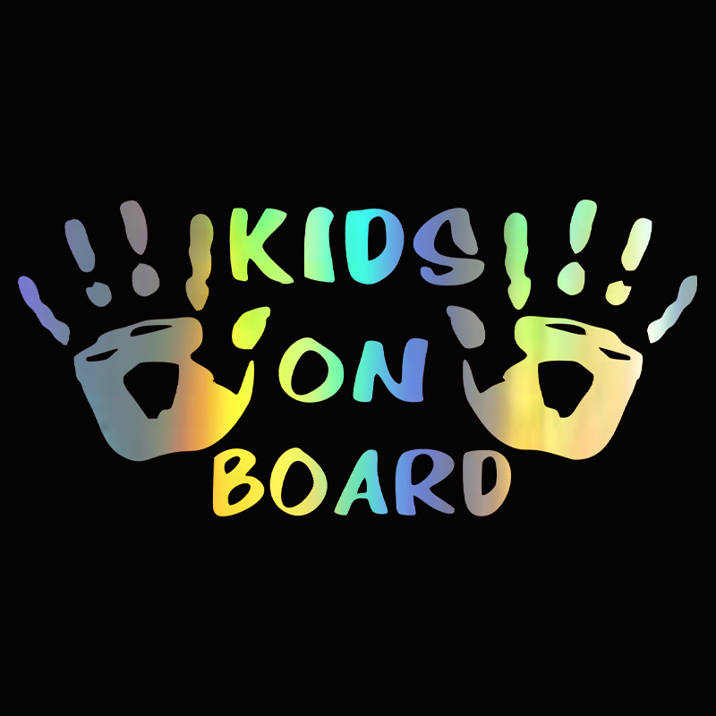 3D Car Sticker KIDS ON BOARD C - Gear Set Motorcycle recension och pris