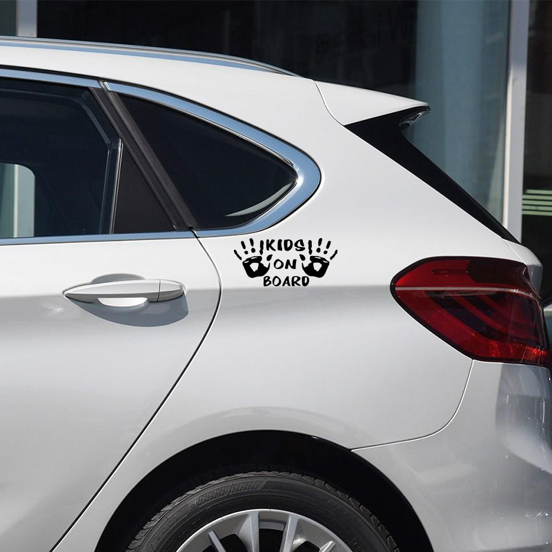 3D Car Sticker KIDS ON BOARD C - Gear Set Motorcycle recension och pris