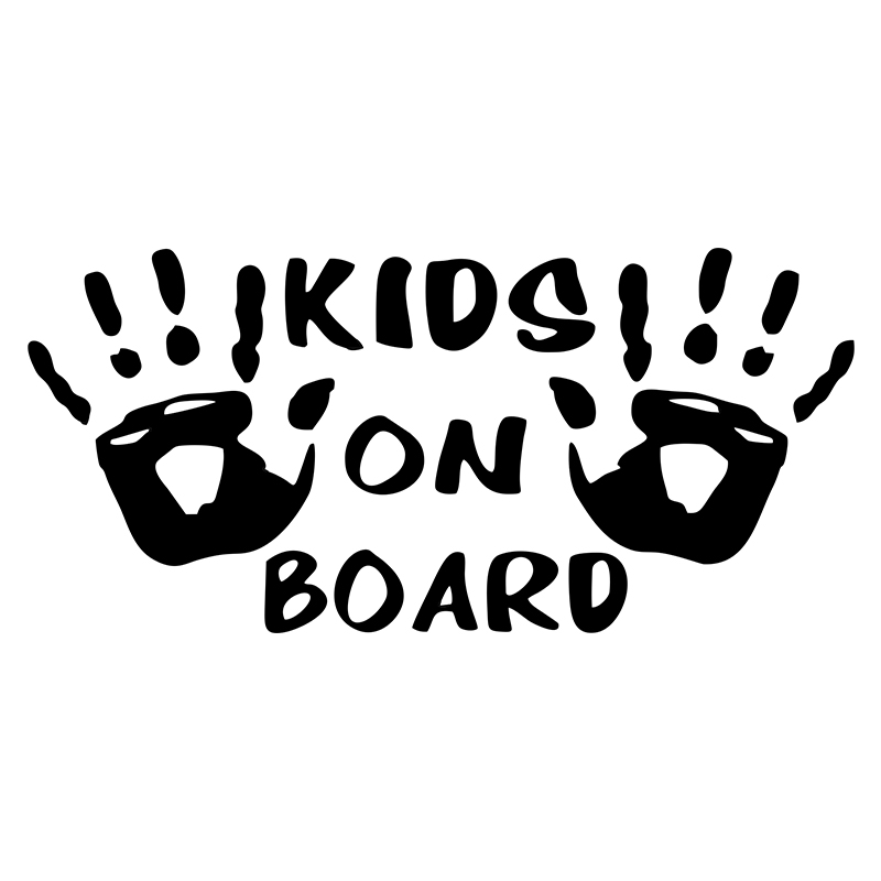 3D Car Sticker KIDS ON BOARD C - Gear Set Motorcycle recension och pris