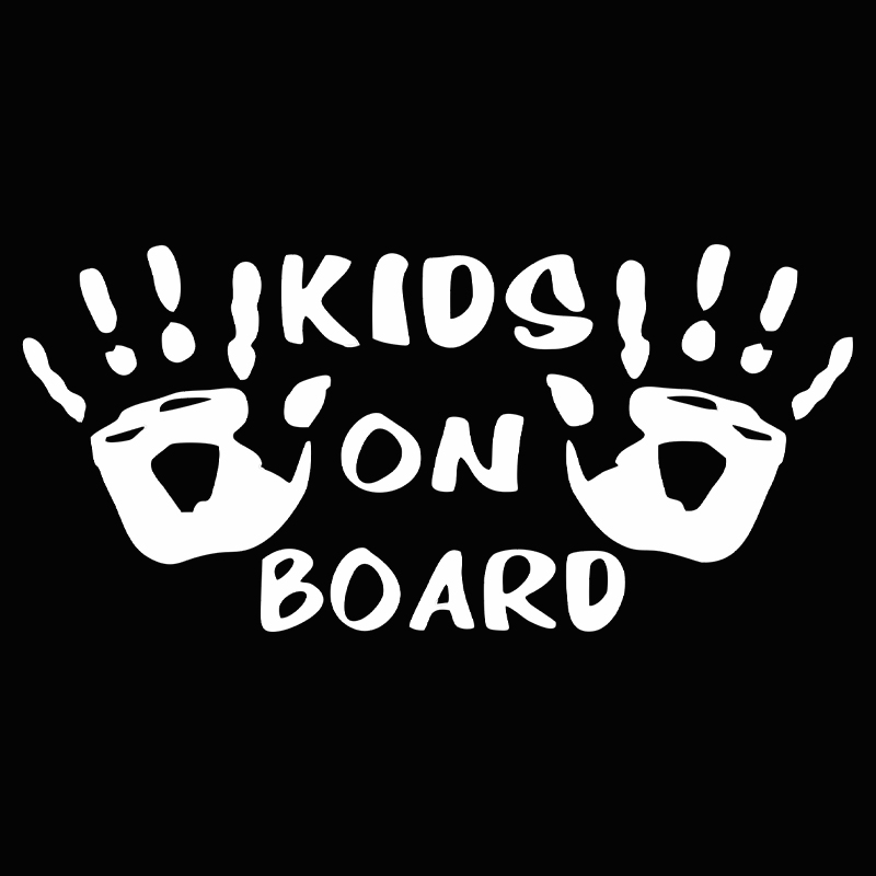 3D Car Sticker KIDS ON BOARD C - Gear Set Motorcycle recension och pris