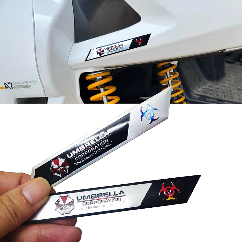 Umbrella 3D Metal Car Stickers - Gear Set Motorcycle recension och pris