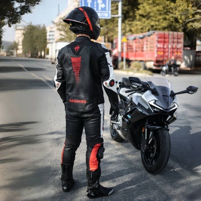 Motorcycle Riding Clothes Leat - Riding Jacket Leather recension och pris