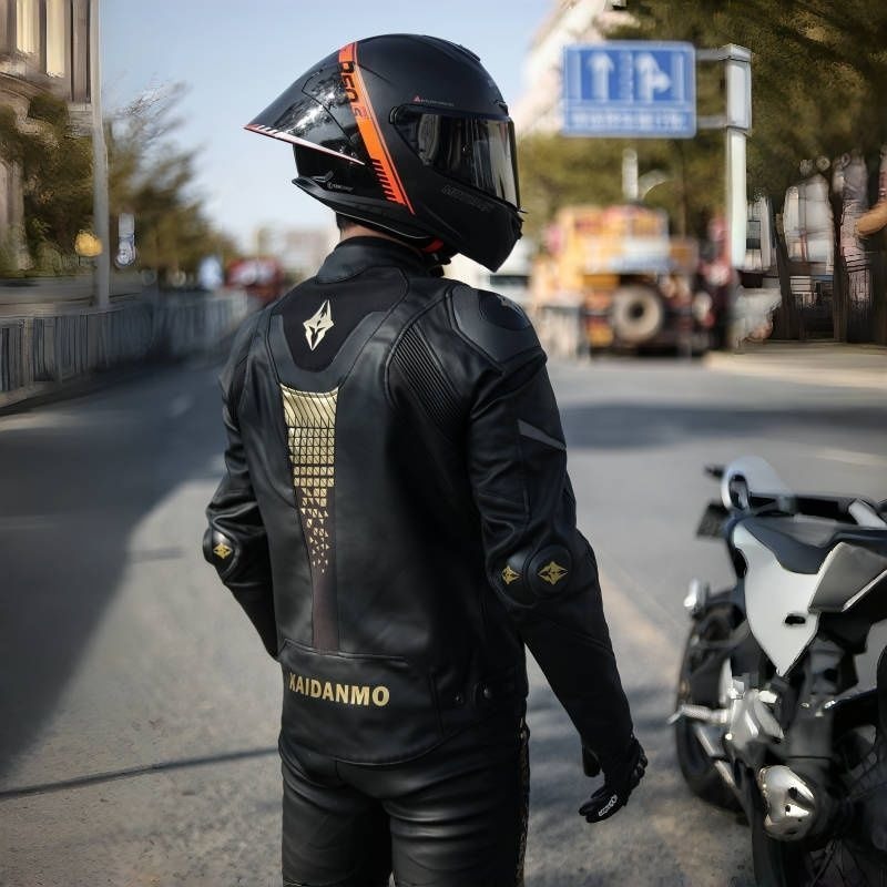 Motorcycle Riding Clothes Leat - Riding Jacket Leather recension och pris