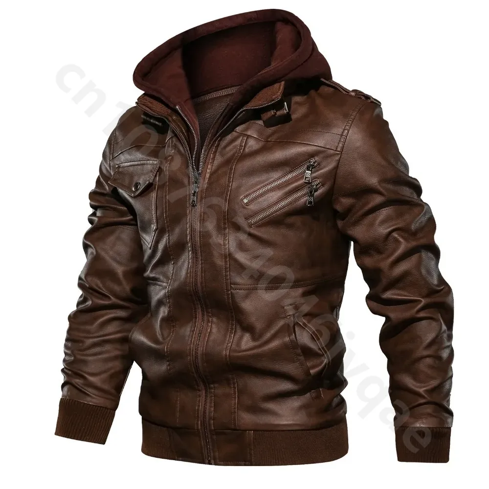 Men's Motorcycle Riding PU Lea - Riding Jacket Leather recension och pris