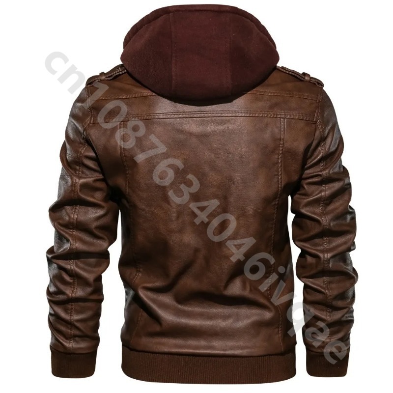 Men's Motorcycle Riding PU Lea - Riding Jacket Leather recension och pris