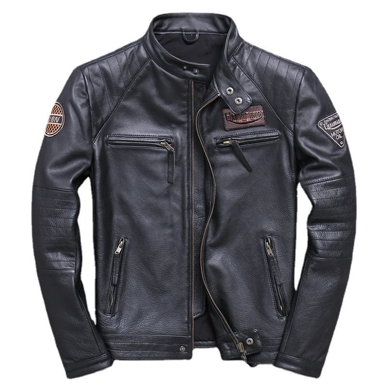 Fashion Biker Jackets Vintage  - Riding Jacket Leather recension och pris