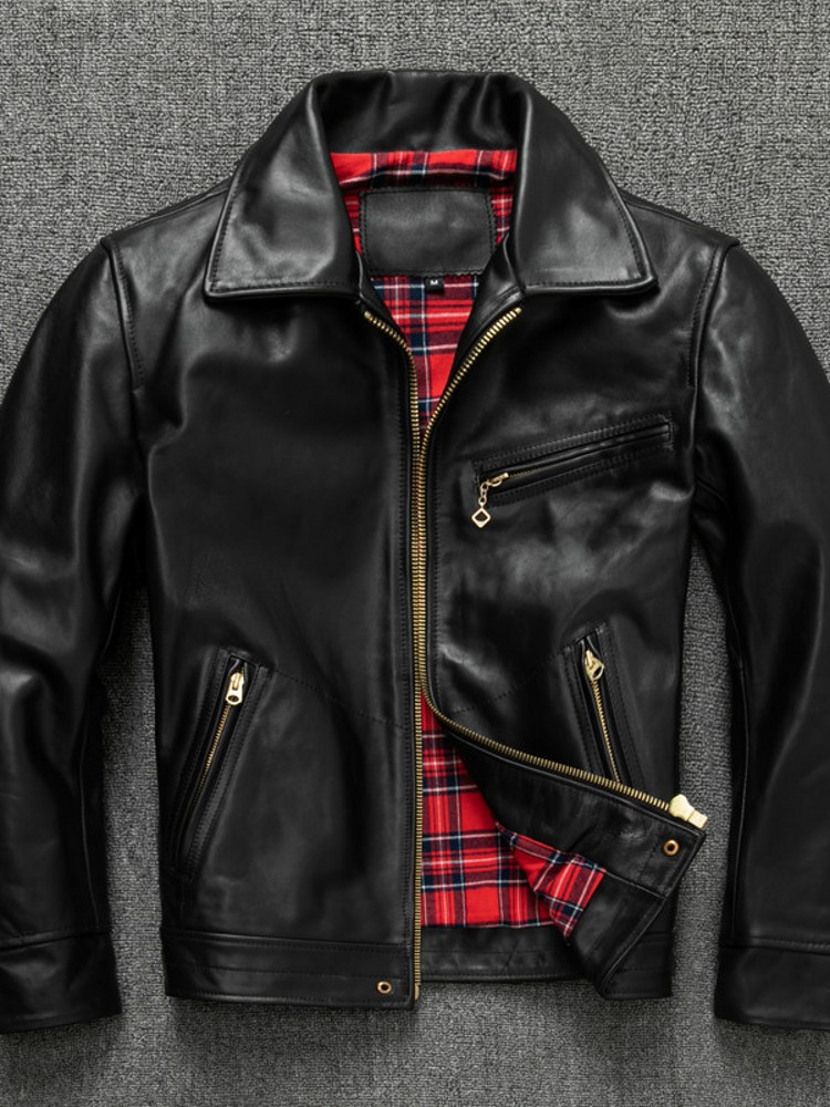 Mens Slim Fit 100% Horsehide G - Riding Jacket Leather recension och pris