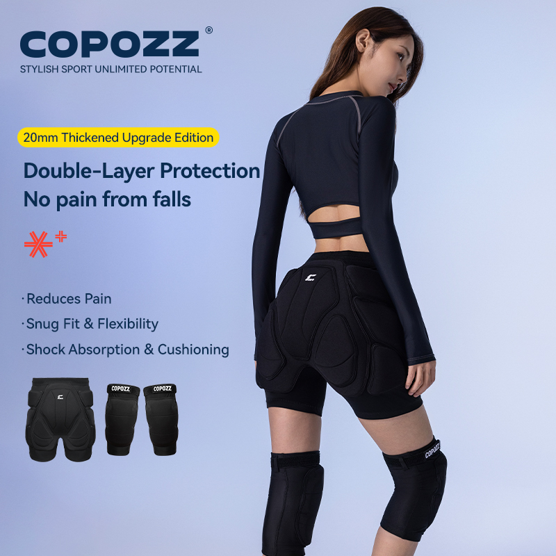COPOZZ Upgraded Ski Knee Pads  - Motorcycle Gear On Sale recension och pris