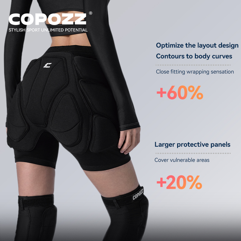 COPOZZ Upgraded Ski Knee Pads  - Motorcycle Gear On Sale recension och pris