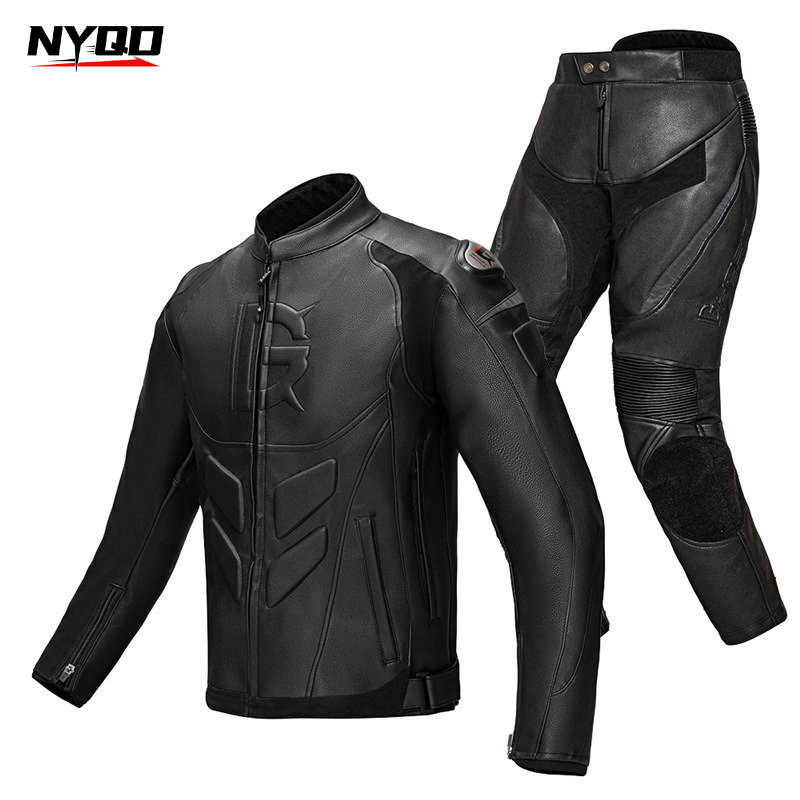 Winter Motorcycle Racing Suit  - Riding Jacket Leather recension och pris