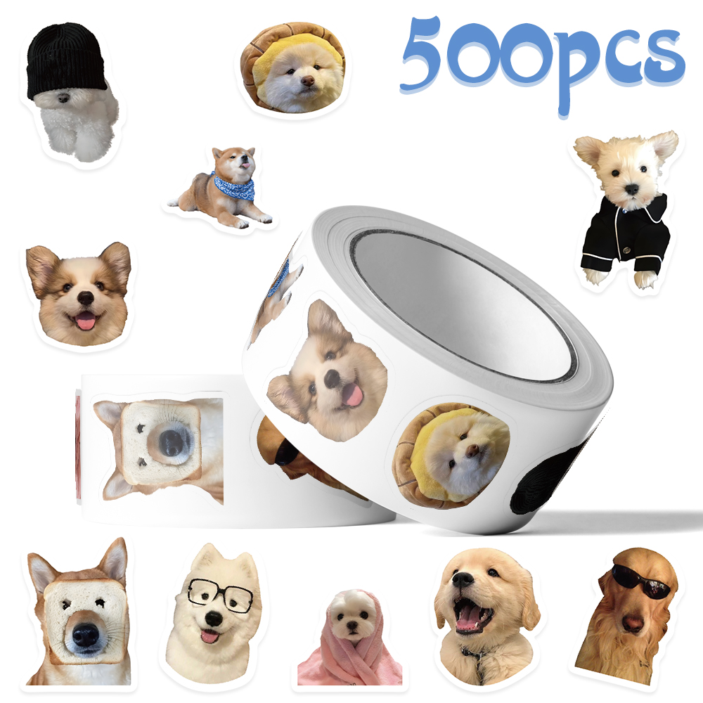 500pcs Cartoon Dog Expression  - Motorcycle Gear Dogs recension och pris