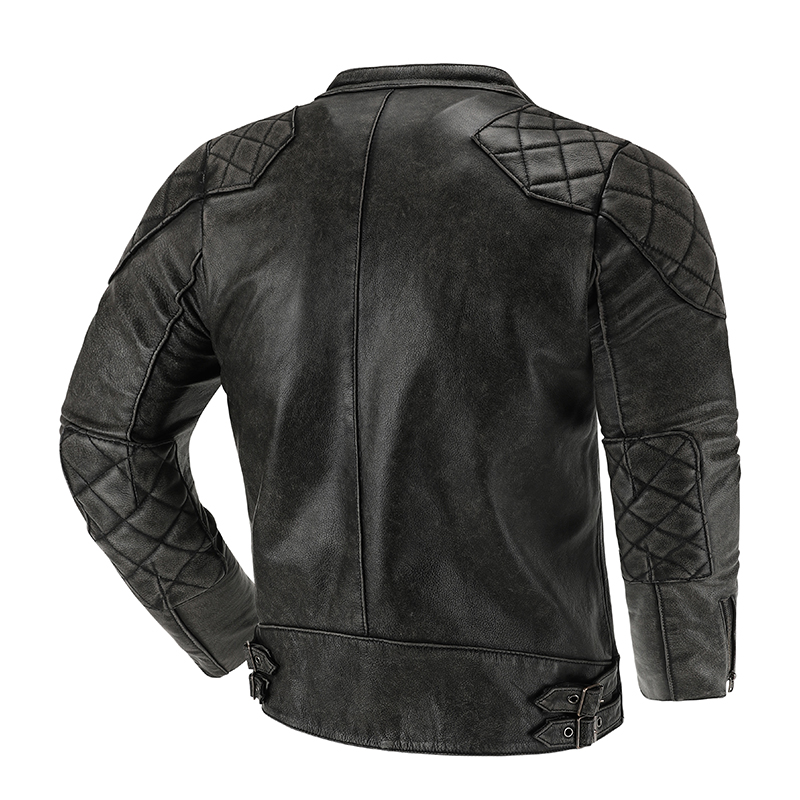 Retro Leather Jacket Motorcycl - Riding Jacket Leather recension och pris